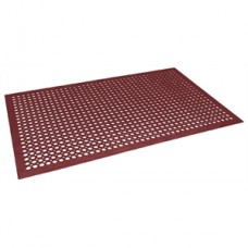Jantex Rubber Anti-Fatigue Mat Red